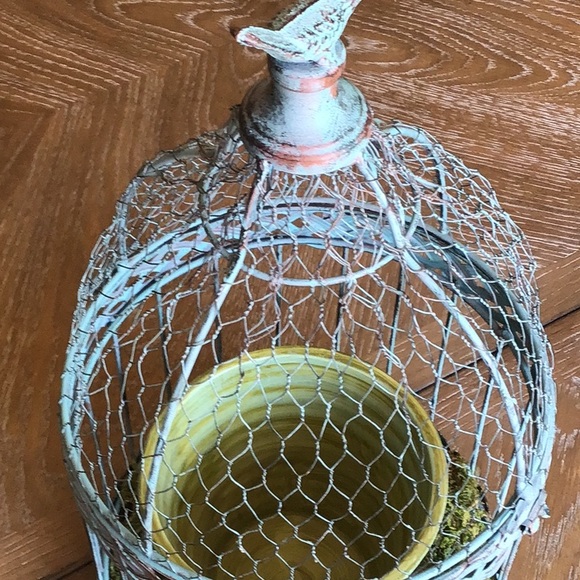 Decorative Bird Cage 15” Tall - Picture 5 of 8